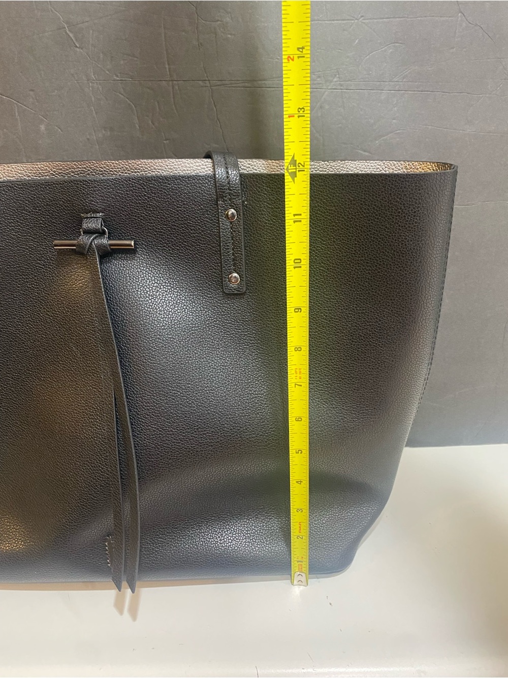 THACKER NEW YORK Fran Large Tote Bag LeatherTote Bag NWT $198 - Picture 9 of 10